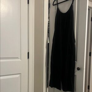 Black Sleeveless Jumpsuit